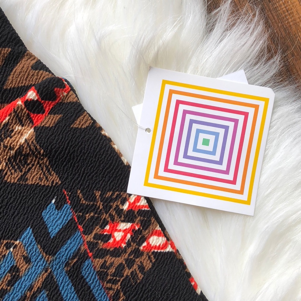 Lularoe Cassie NWT Tribal Print Skirt - Picture 2 of 3
